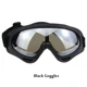 black goggles