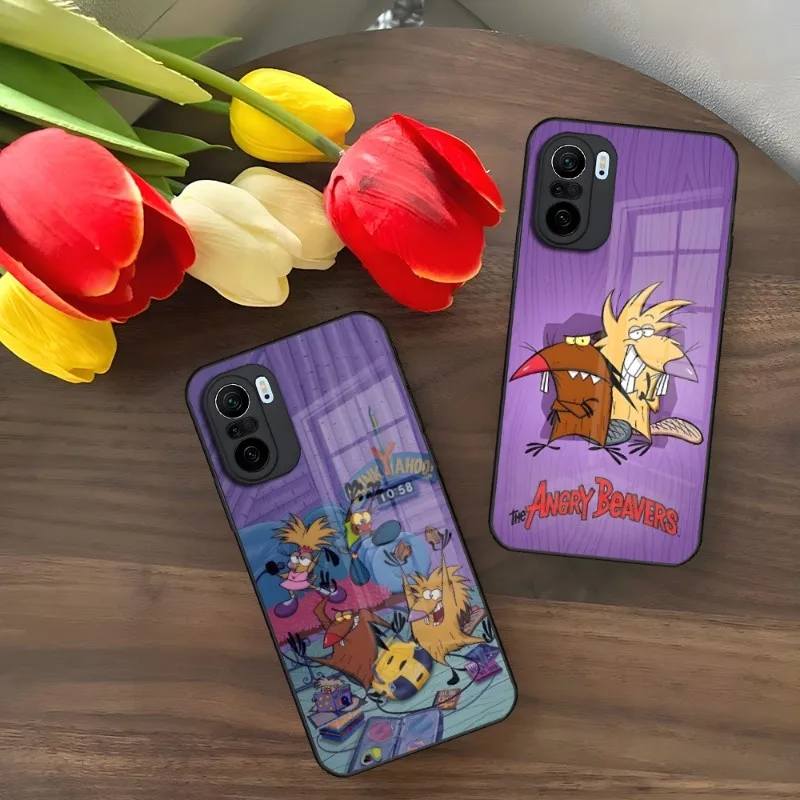 La Custodia Per Telefono Angry Beavers Per Xiaomi 12 13 X Redmi Note 11 10 S Lite T Pro Poco M4 X3 Glass