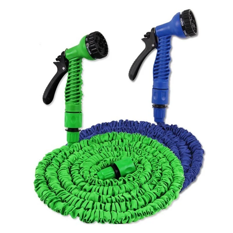 50FT Magic Garden Hose Expandable Flexible Plastic Hose With Spray Gun Car Cleaning Washing