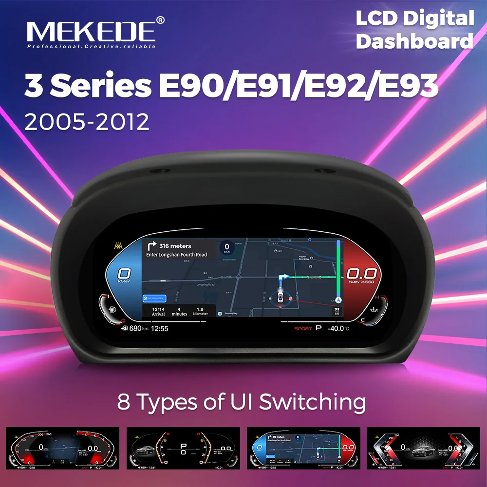 Mekede 11inch For Bmw 3 Series E90 E91 E92 E93 2005 2012 Lcd Digital 