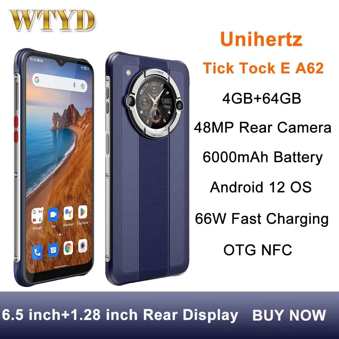 Unihertz TickTock first look: 5G rugged phone with unique rear