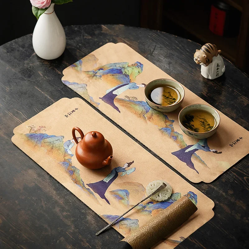 Tea Towel Cup Mat Napkin Cotton Set