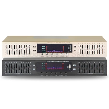 EQ898 Equalizzatore Home Stereo Audio Sintonizzatore effetti front-end Altoparlante USB Bluetooth Regolatore audio HIFI per CD DVD MP3 Computer 1