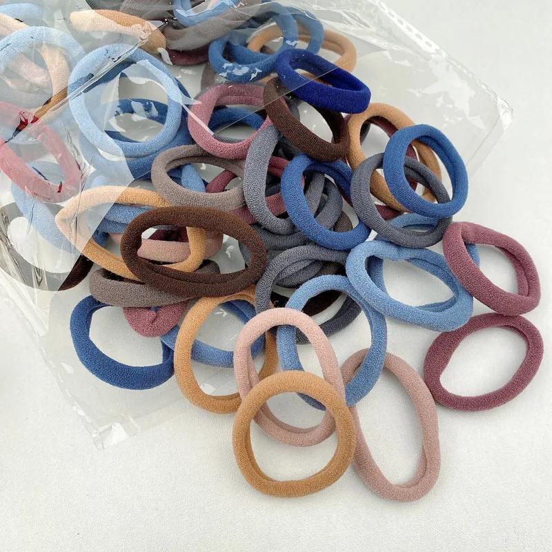 20 50 100pcs Four seasons Elastic Hair...