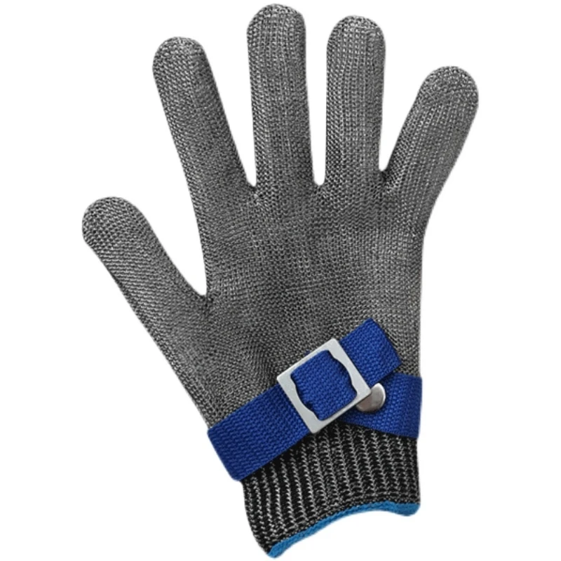 316 Stainless Steel Mesh Protective Glove Anti-Cut Knife Resistant for Kitchen Butcher Working