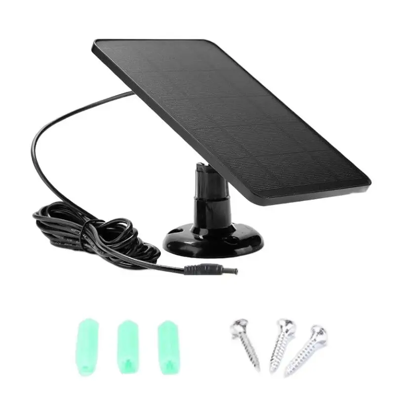 

Solar Panel 5V Outdoor Waterproof Solar For IP Camera Cell Wireless Doorbell Car Ship Camping Hiking Travel Cell Phone Charger