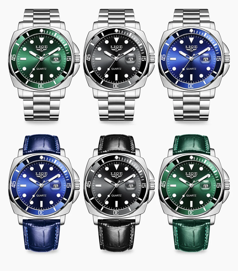 LIGE LG89155 Men's Watch description image 5