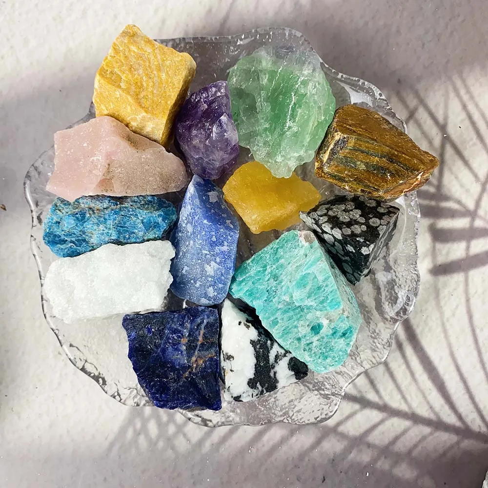Crystal Raw Stone Reiki Healing 