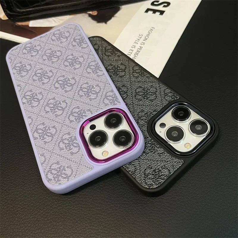 Luxurious Love G What Retro Classical Phone Case For iPhone 15 14 13 12 11 Pro Max Soft Silicone GUESS-ES Creativity Cover