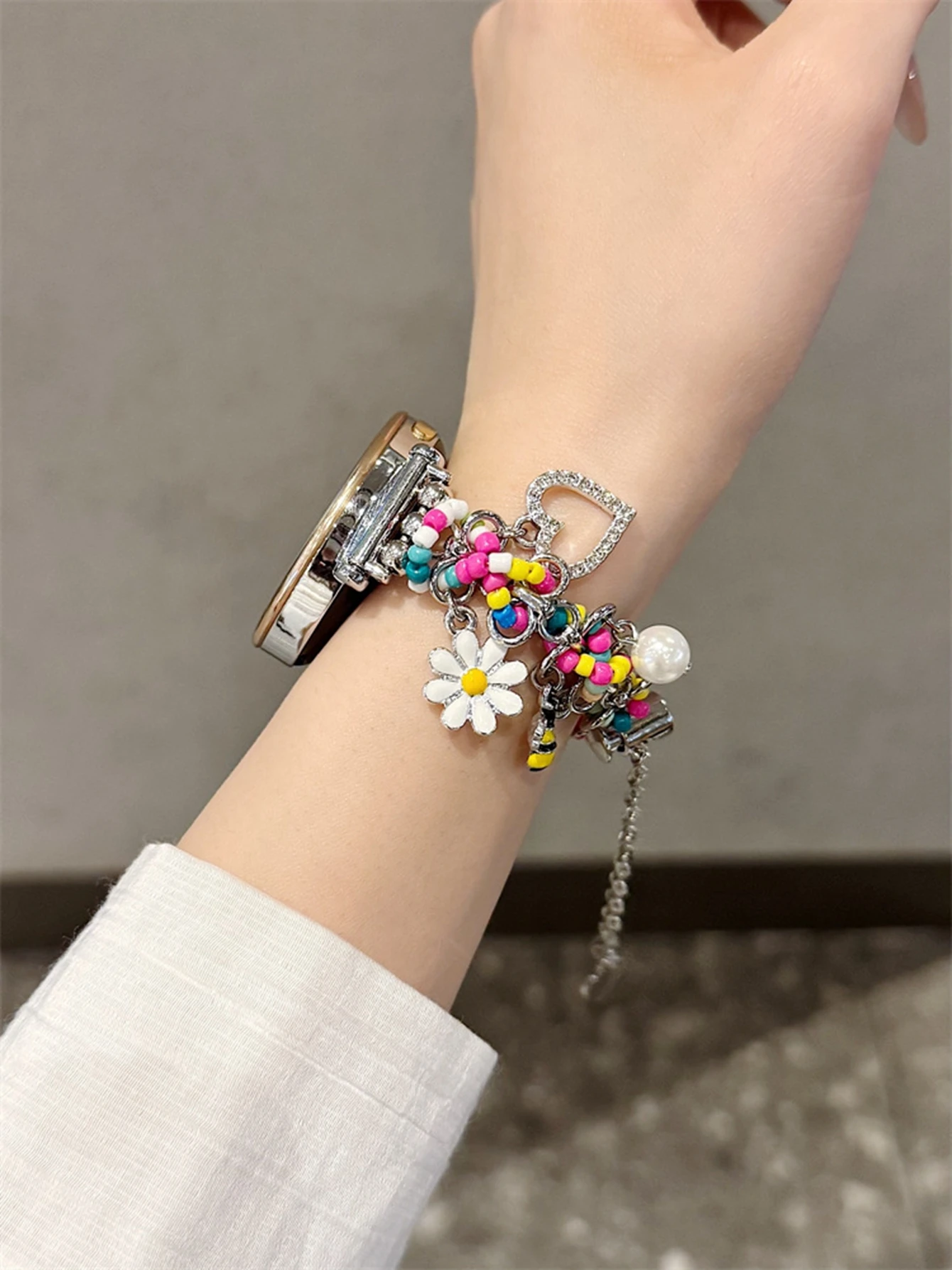 Universal Stainless Steel Link Watch Band - Adjustable 18mm/20mm/22mm Strap Bracelet