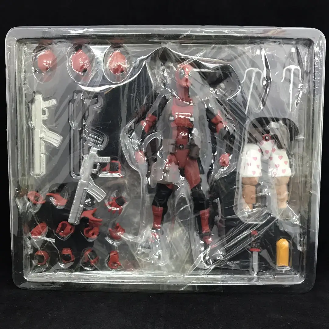 

16.5cm Deadpool joint Movable Anime Action Figure PVC toys Doll Collection figures for friends gifts