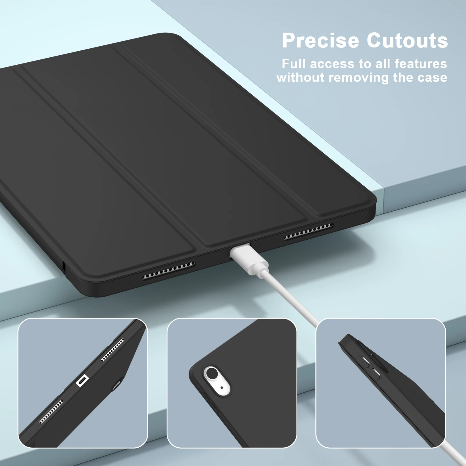 Premium Flip PU Leather Cover