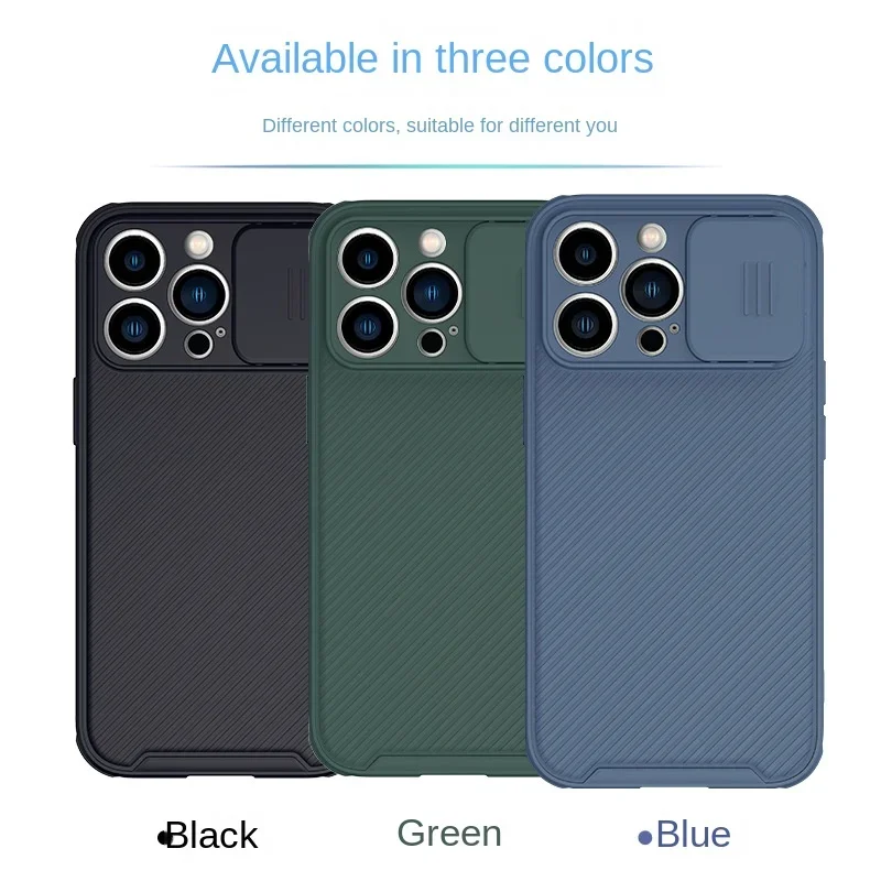 MagSafe Slide Camera Lens Protector Magnetic Phone Case - Hard Cover with Wireless Charging Compatibility