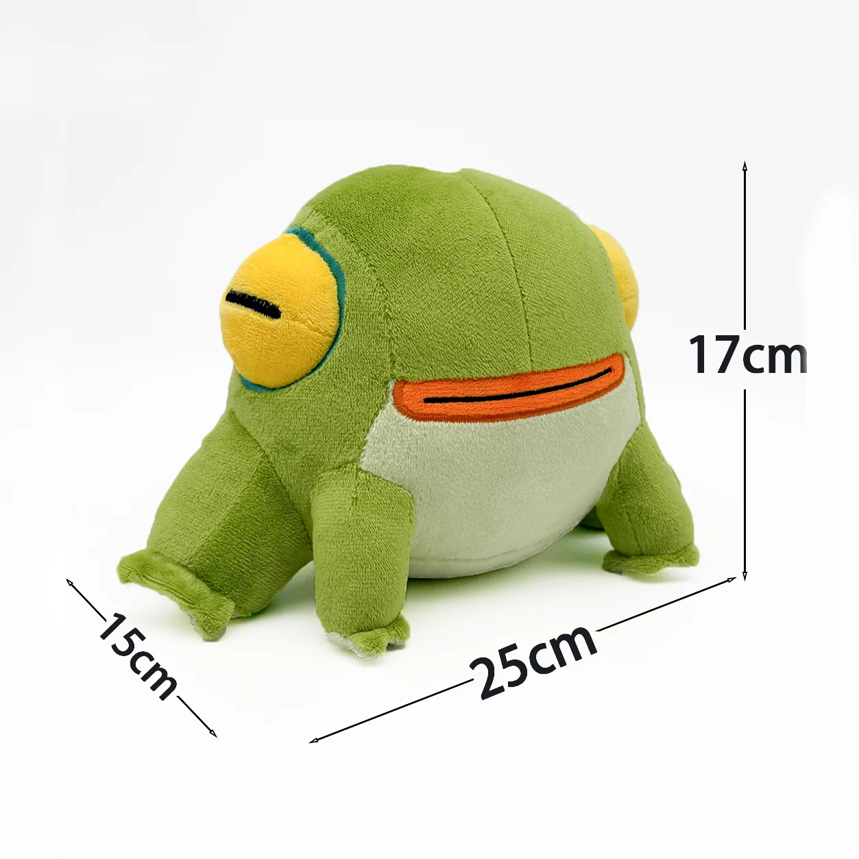TreasuringU 2026 Neue Hadess Frinos Plüschtiere, niedlicher Cartoon, grüner Frosch, gefüllte Puppen, Anime-Peripheriegeräte, Stofftier, Geburtstagsgeschenke – Detail 3