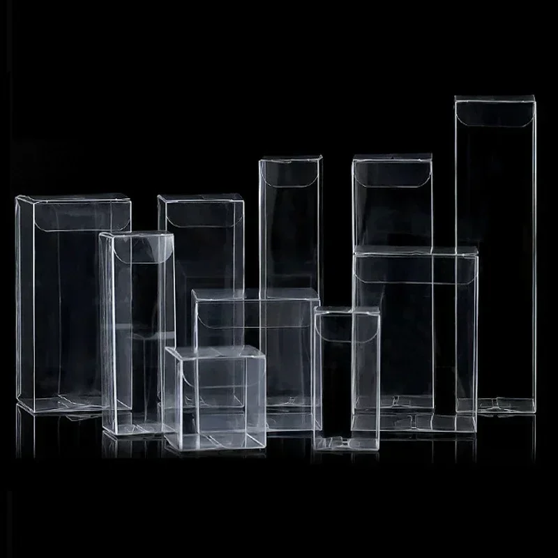 Multi-size Transparent PVC Plastic Box Candy Chocolate Cookies Toy Gift Packaging