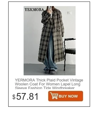 YERMORA Fashion Designer Long Trench Coat Women Lapel Double Breasted Belt Gathered Waist Windbreaker 2024 Autumn Winter New