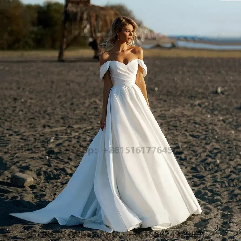 beach-wedding-dress-for-women-2023-sexy-off-the-shoulder-simple-a-line-princess-bridal-gown-modern-robe-de-mariee-customize