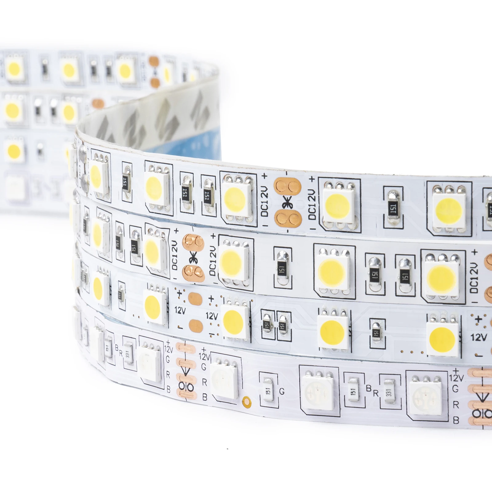 

Светодиодная лента RGB 12 В, 5 м, 300 светодисветильник, цветная Диодная Светодиодная лента, гибкая светильник ная подсветка, 60 светодиодов/м, 5050 светодиодов RGB, освесветильник для комнаты s