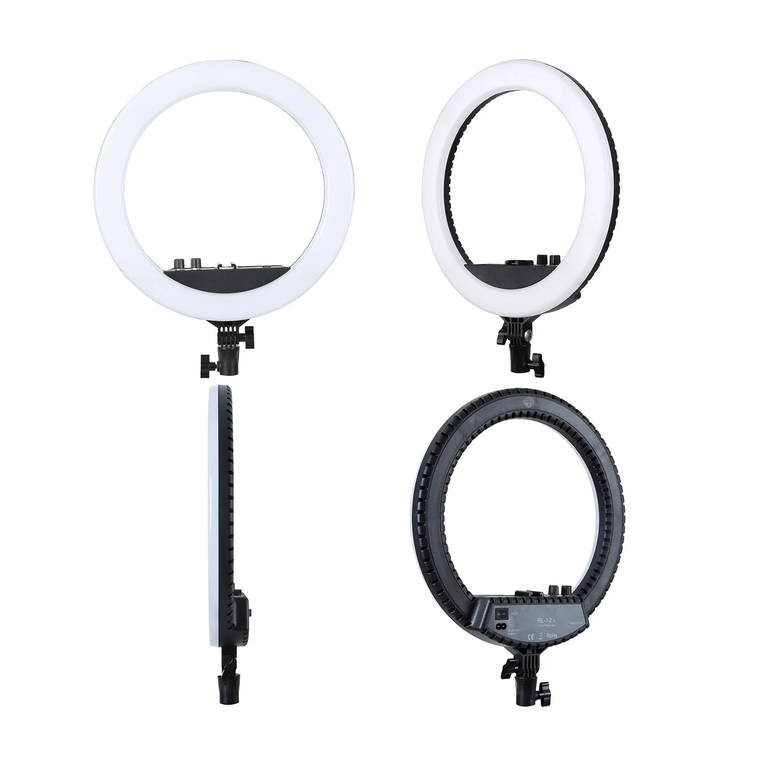 Youtube Video Selfie Live Broadcast Tool Kit: 12 ''Led Ring Light E 2 Metri Light Stand Per La Fotografia Di Ritratti Di Trucco
