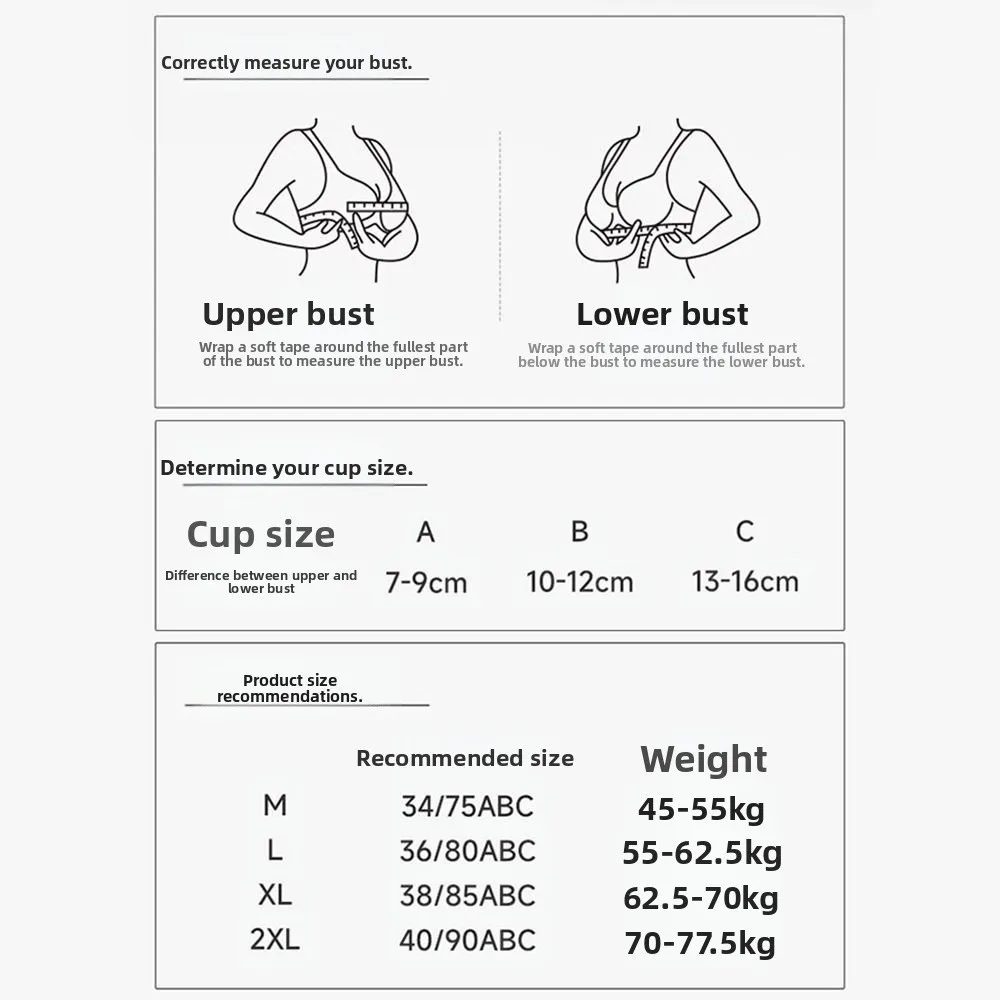 2 in 1 Posture Corrector Bra Adjustable Full Cup Front Closure Bra Shockproof Comfortable Women Seamless Bras Sports Fitness 6