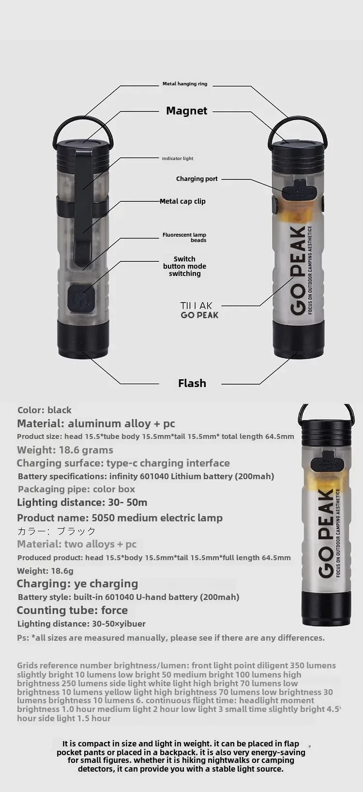 Pocket Mini Flashlight 5