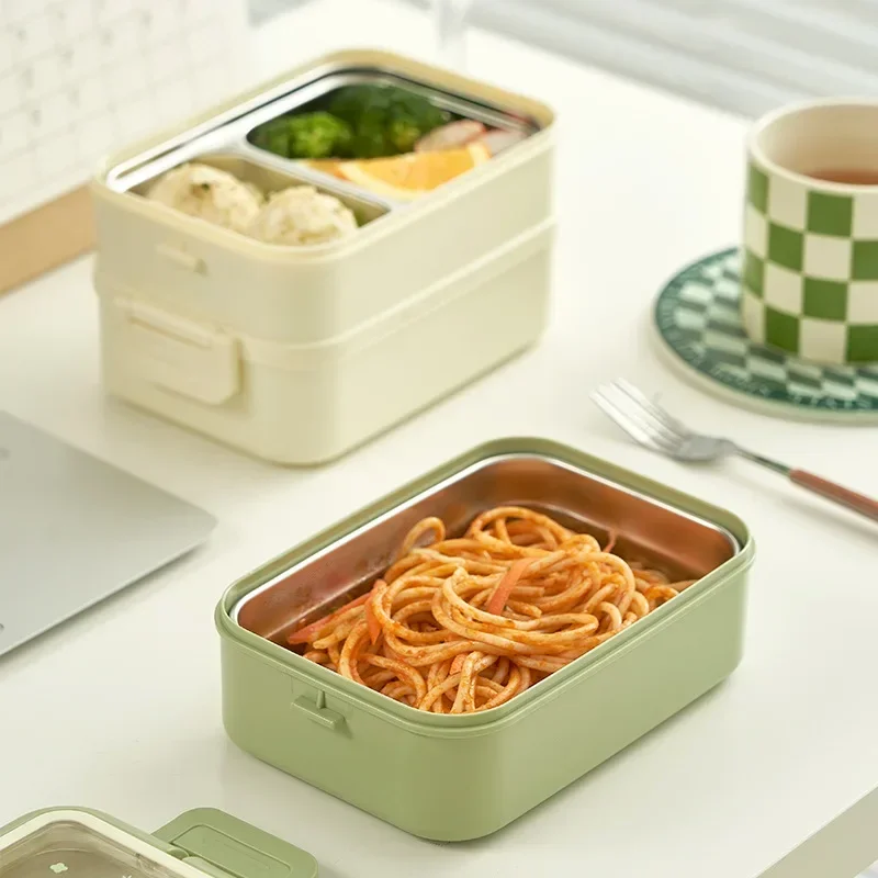 Stainless Steel Thermal Insulation Lunch Box for School Office