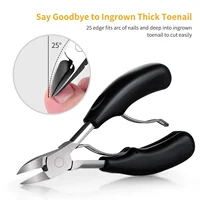 Toe nail Trimmer, Nail Clippers for Thick Nails or Ingrown Toenail Tool, Stainless Steel Sharp Pedicure Toe Nail Clippers 2