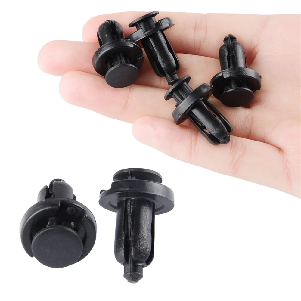 

for Honda 10mm Car Fender Rivet Fastener Clips Plastic Hole Car Bumper Retainer Rivet Clip Universal Styling 50pcs
