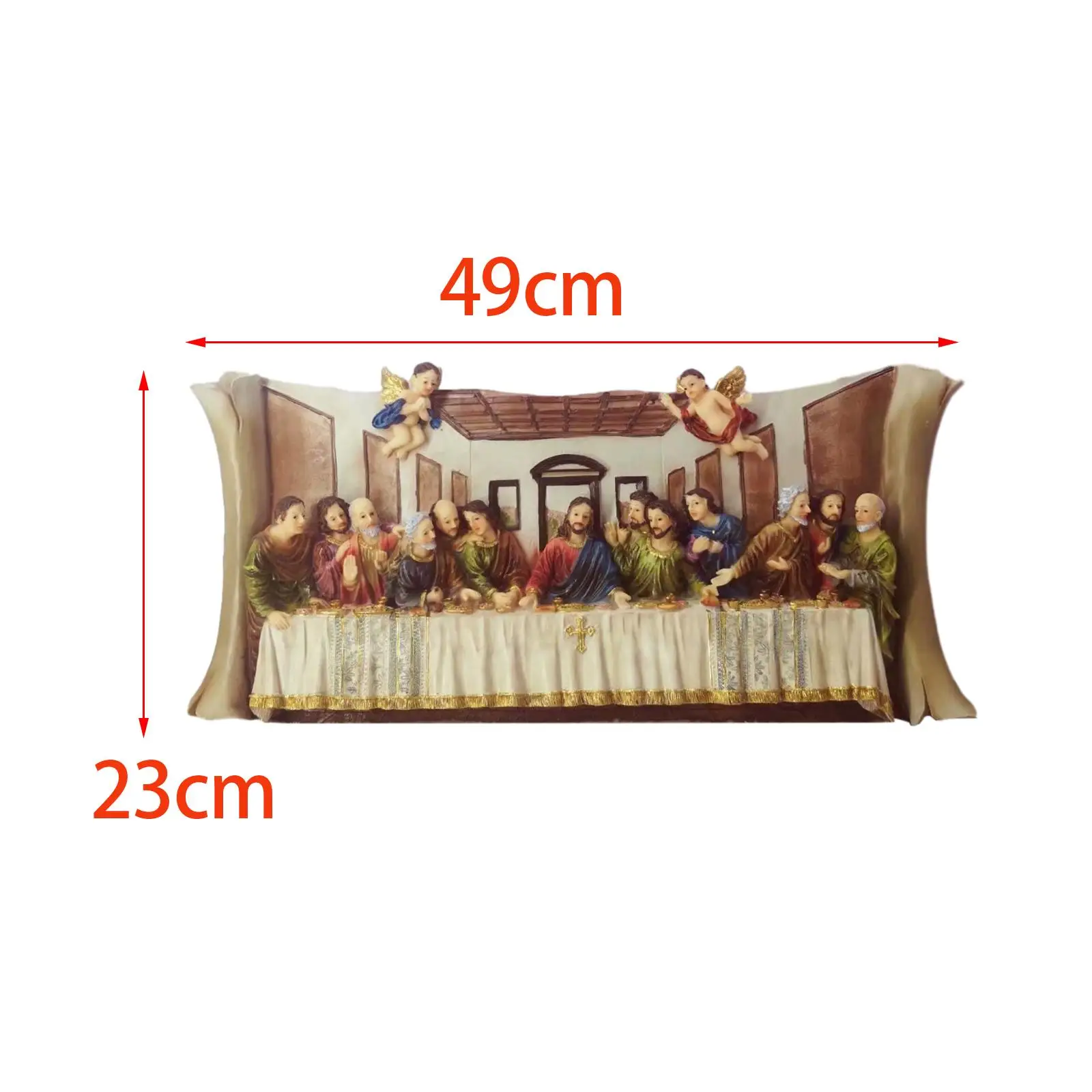 Divine Last Supper Sculpture: Contemporary Religious Artwork for Home Decor