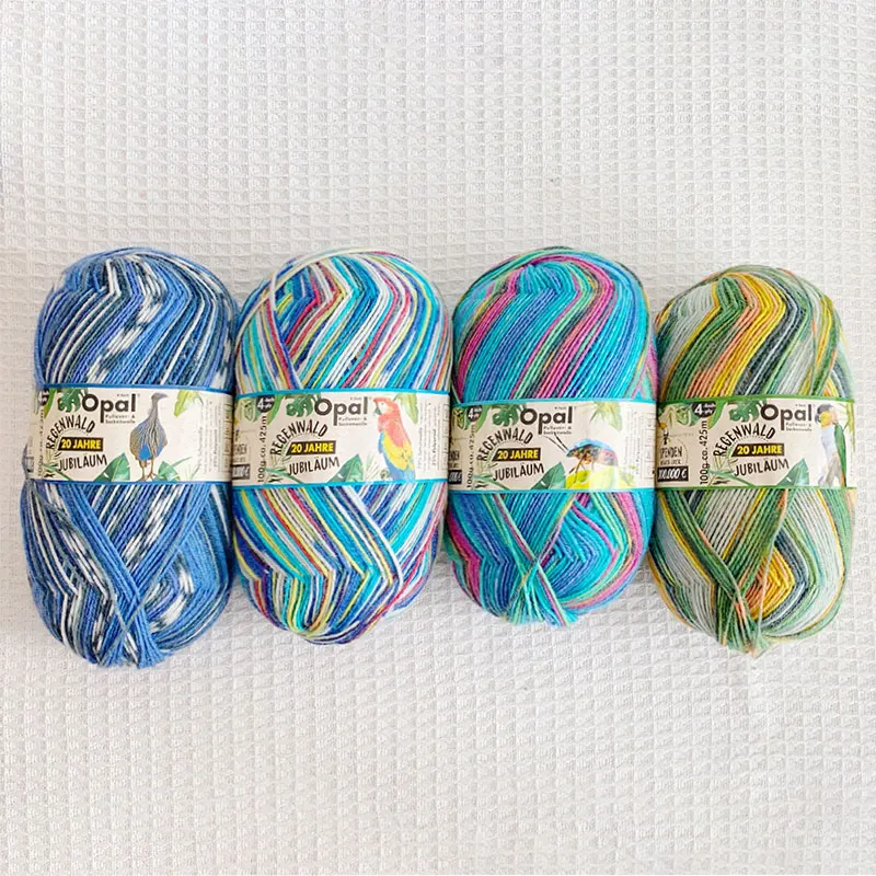 1*100g ball Opal  75% wool, 25% polyamide/ Nylon  socks knitting yarn 6