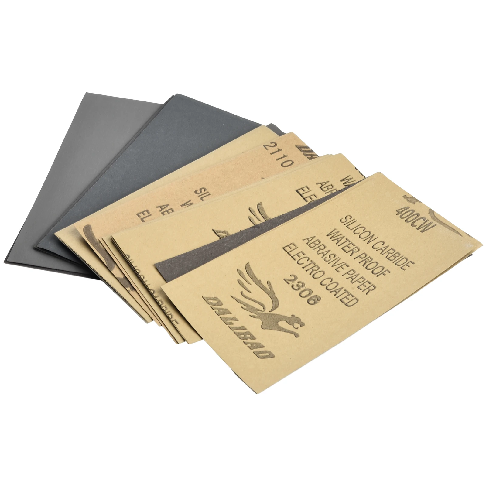 Sandpaper Set 30pcs Dry and Wet 400 600 3000 800 1000 1200 1500 2500Grit Mixed Grit Abrasive Tools