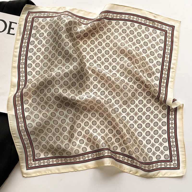 100% Silk Bandana Scarf – Luxury Square Neckerchief