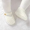 Spring Baby Prewalker 0-18m Infant Girl Solid Color Indoor Floor First Walker Shoes Fall Winter Knit Newborn Footwear Soft Soled 6