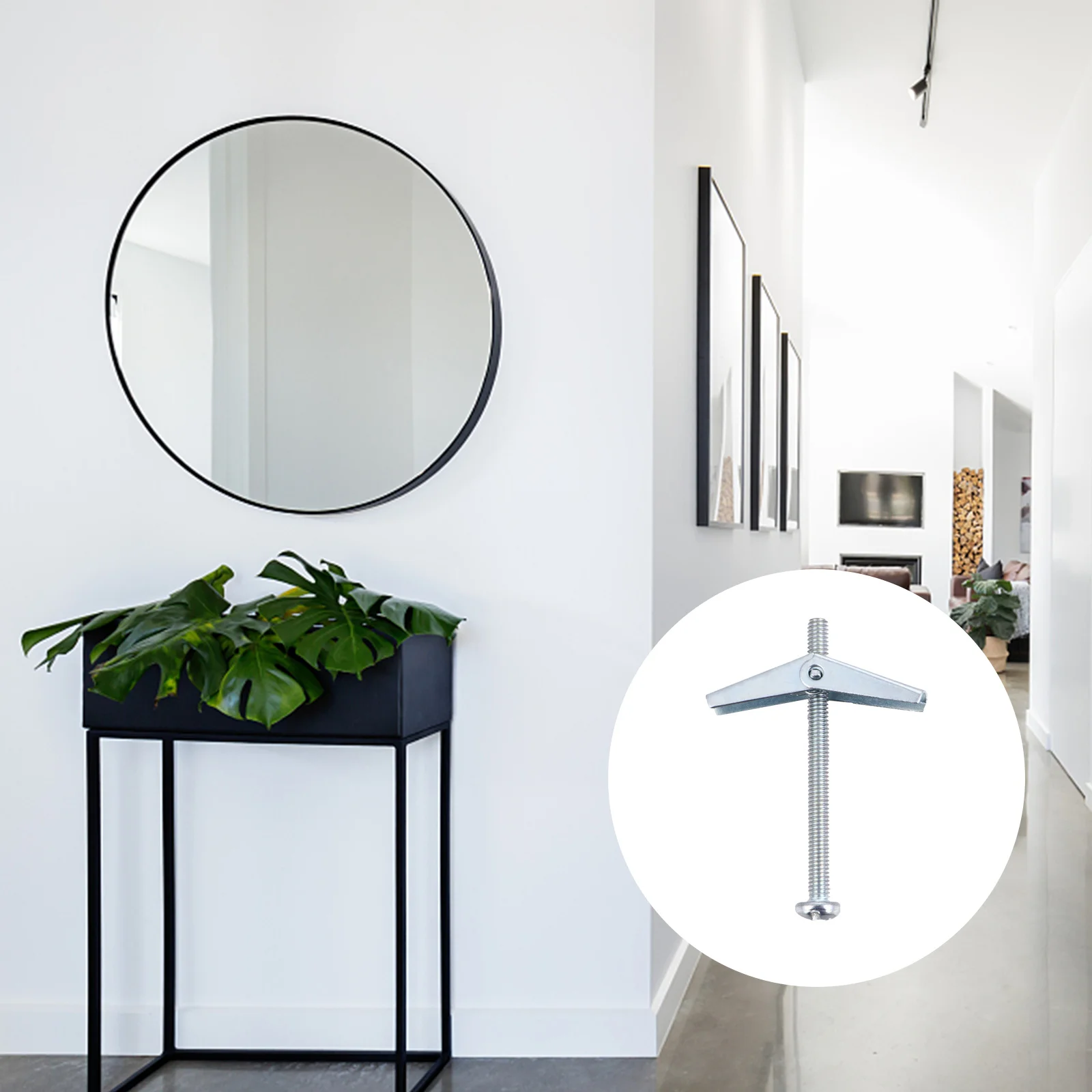 10 Pcs Aircraft Expansion Screw Screws Self Tapping Carbon Steel Self-tapping Expand Drilling Anchors