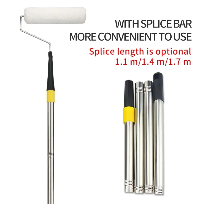 House Paint Roller Kit Adjustable Painting Roller Home Painting Supplies for Walls and Ceilings