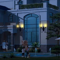 Microlandscape Decoration Lamp Building Sand Table Model Wall Lamp Material With Light Model Wall Lamp Simulation Model Lamp 2