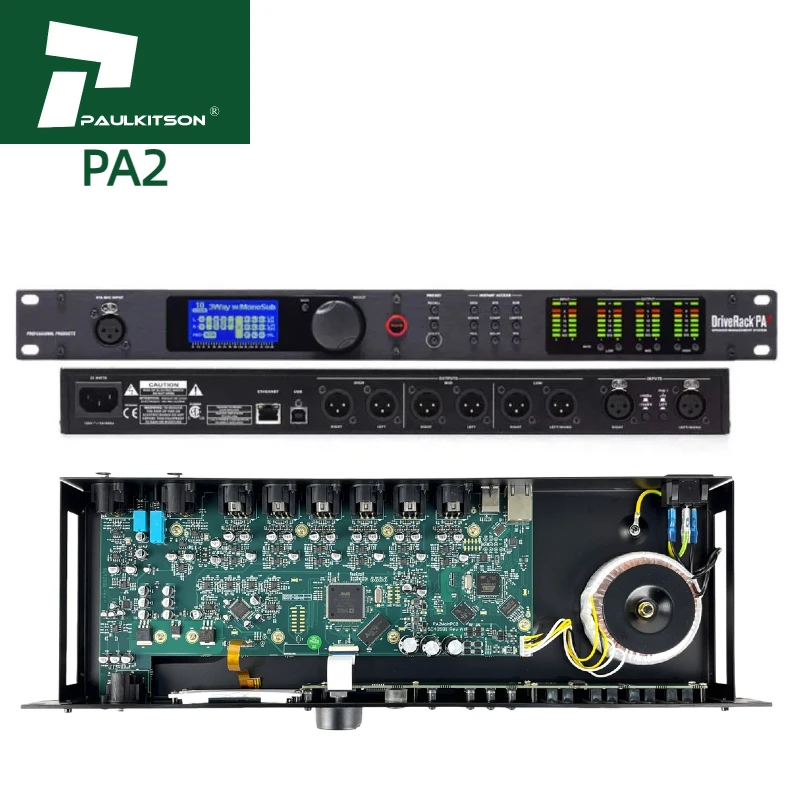 폴킷슨 드라이브랙 PA2 260 VENU360 DSP 오디오 프로세서 음향 장비 전문 디지털 오디오 프로세서 사운드 시스템