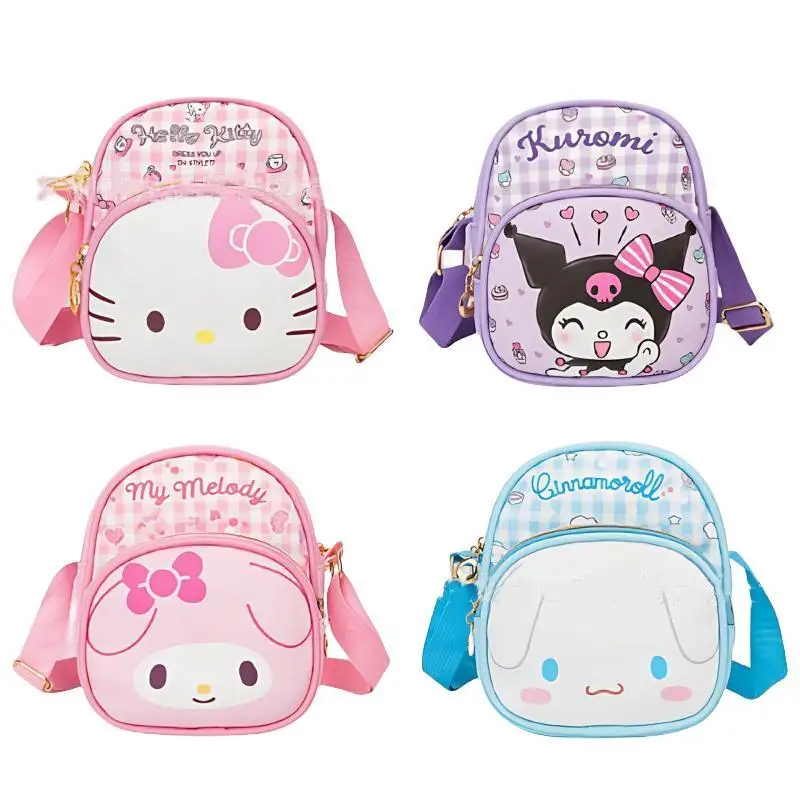 

Kawaii Sanrio My Melody Hellokittys Kuromi Water Proof Kids Travel Bags Cinnamoroll Anime Girls Backpack Toddler Schoolbag Gift