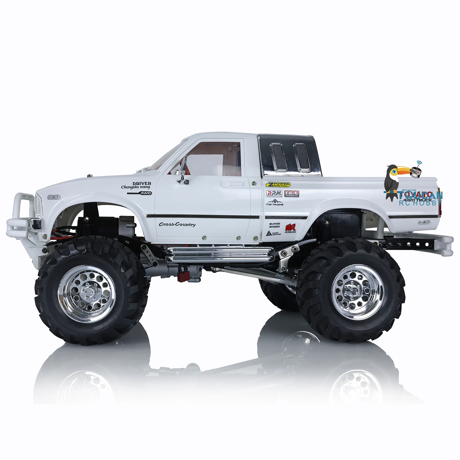 HG 1/10 4*4 RC Rally Pickup Cars Radio Control Racing Crawler Vehicle Model Differential Lock Axles Ready To Run model TH04710 4