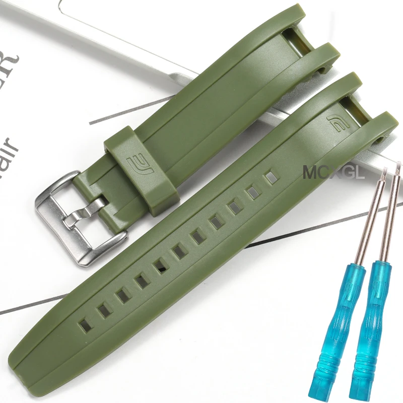 thumbnail image 1 of Correa de repuesto de resina adecuada para reloj Casio EQW-A1200 para hombre, accesorios deportivos impermeables para reloj, 1 of 5