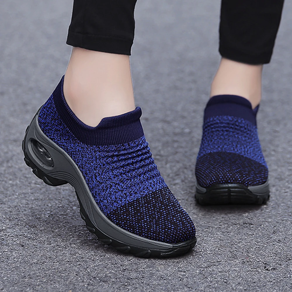 Tieker Outdoor Casual Sports Shoes Fashion Breathable Hiking Shoes Anti-slip Sports Shoes Light Mesh Socks Shoes