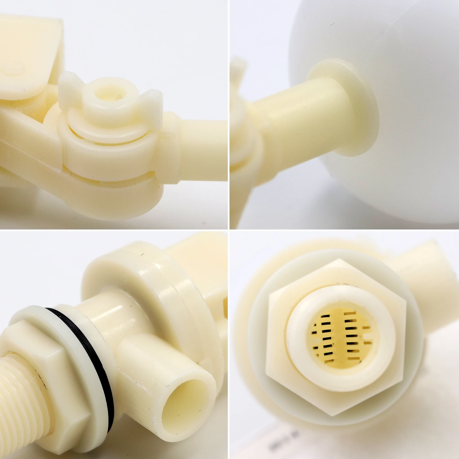 ZHEQOGZH Lot De 2 Valves à Flotteur En Laiton De 1,27 Cm, Robinet à Flotteur De Réservoir D'eau De Bétail, Robinet à Boisseau Sphérique En Laiton