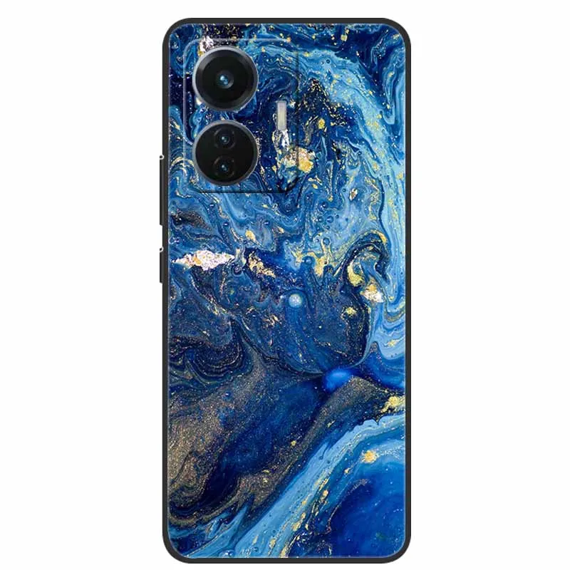 Elegant Marble Soft Silicone TPU Back Case - Shockproof Phone Cover