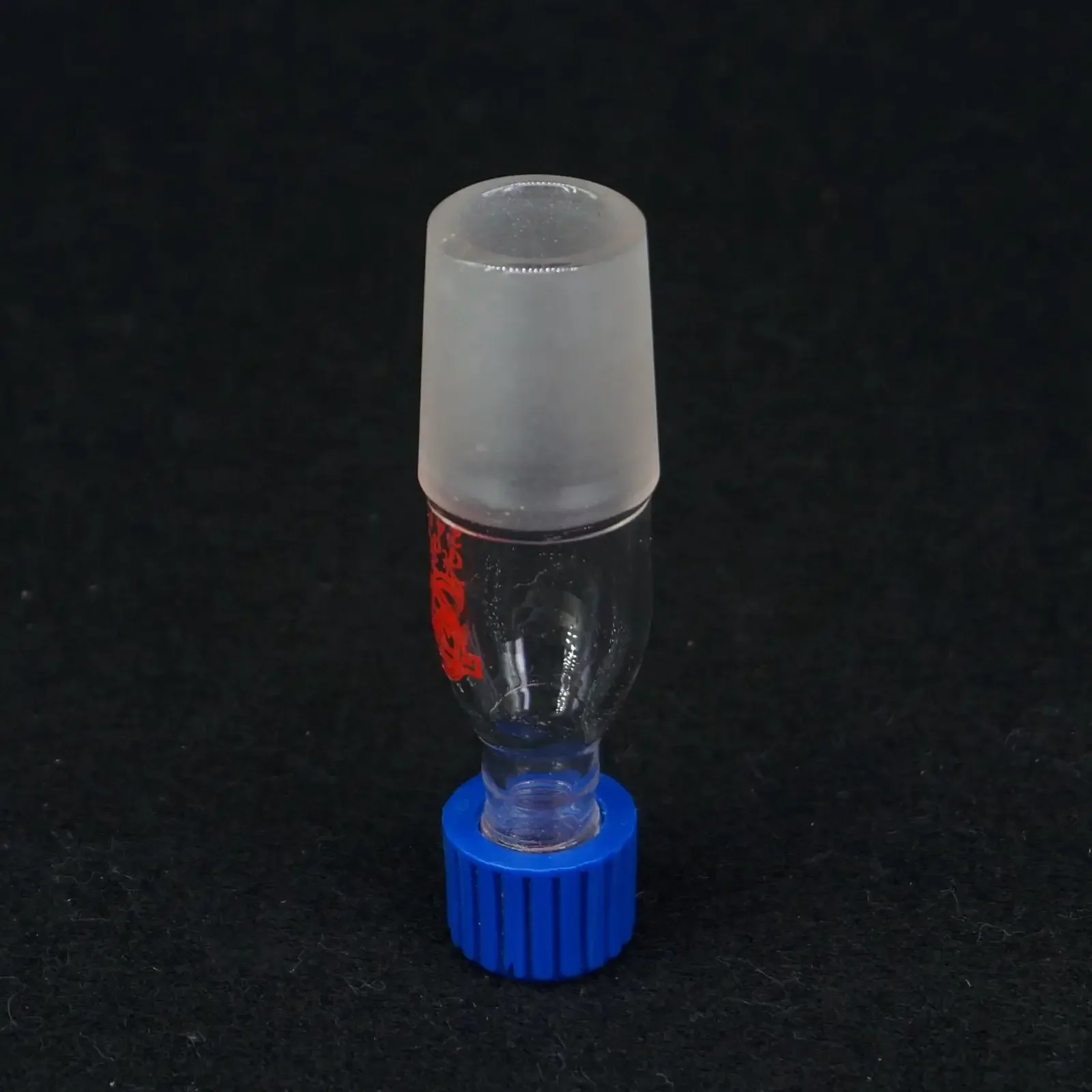 24/29 Stopper Ground Joint Lab Glass Bushing Thermometer Adapter With Screw Cap