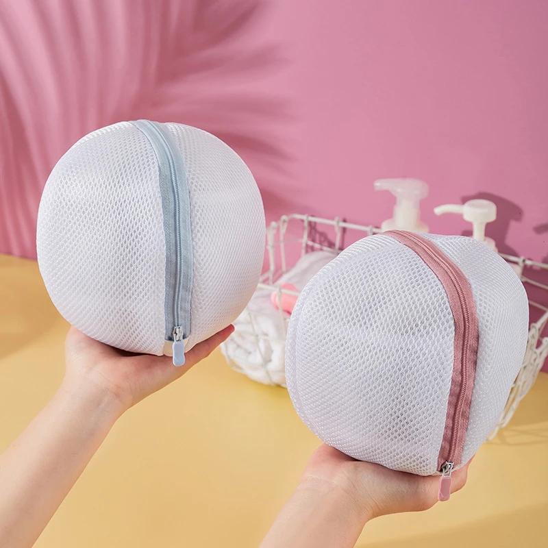 

Folding Laundry Bag Bra Washing Bag Washing Machine Anti-deformation Bra Storage Bags Underwear Protective Zipper Laundry Bag