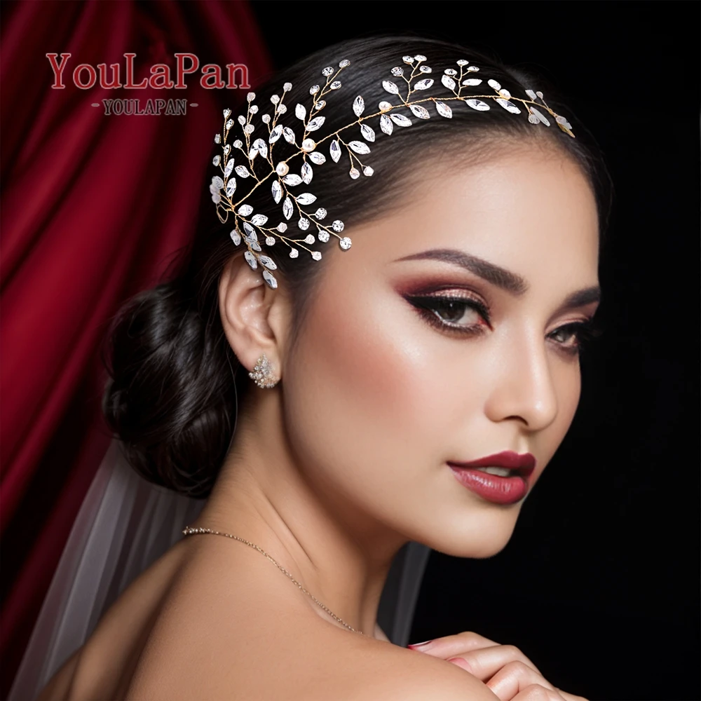 Wedding Party Headdress Hair Accessories Fascinator Crystal Rhinestone Headpieces