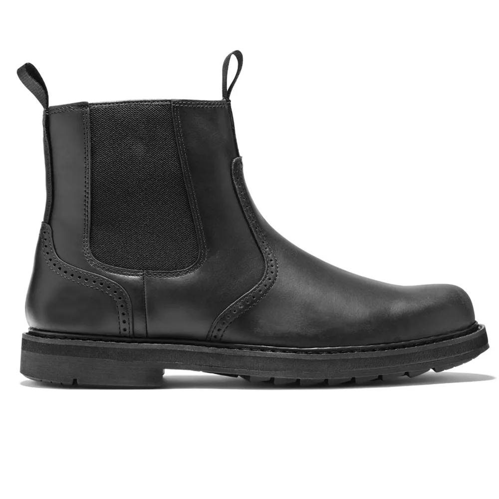 Men Chelsea Boots Leather Autumn Winter Shoes