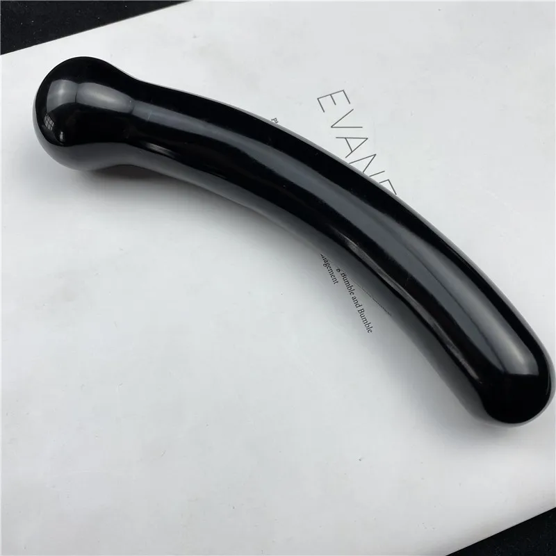

18cm Natural Obsidian Crystal Massage Wand Massage Wand Large Healing Crystal Stone Yoni Massage Stick As Women Gift