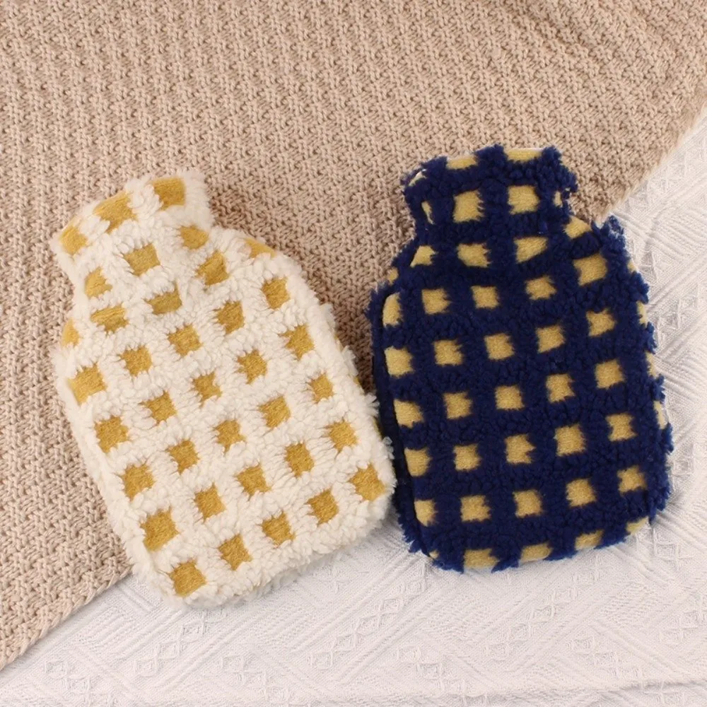 Reusable Hot Water Bag Water Filled Thickened Hand Warmer Soft Large Capacity Detachable Warm Handbag Winter