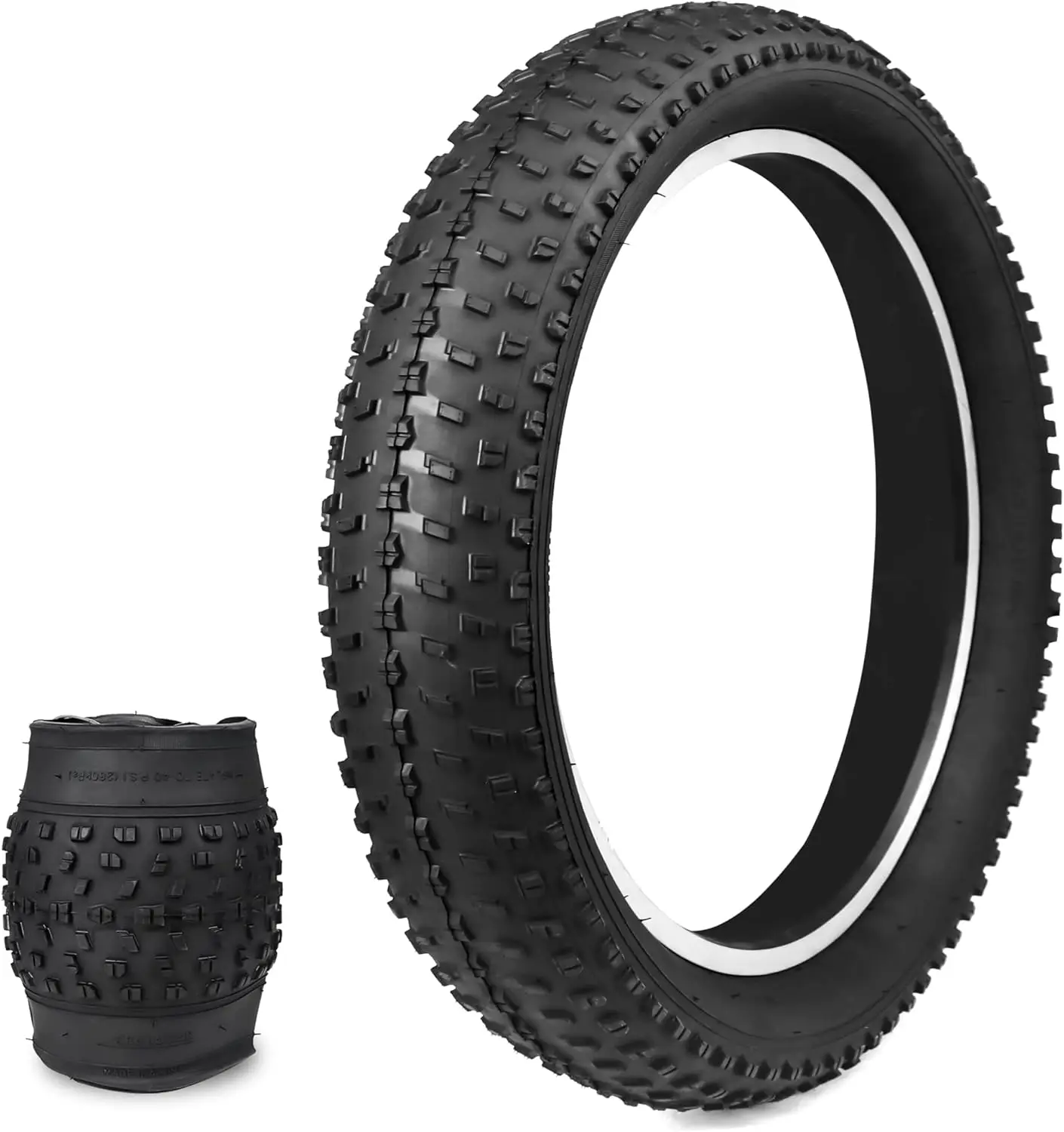 ZUKKAEBikeFattire20x3.0FattireHeavyDutyHigh-PerformanceWear-ResistantE-BikeMountainSnowBikeTireBlack-AliExpress
